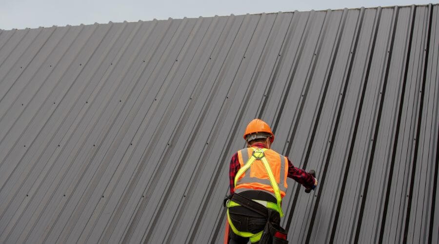 Professional metal roof installation services in Holland, IN